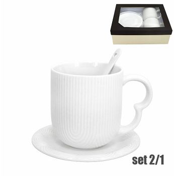 ŠALICE PORCULANSKE S TANJURIĆIMA 2/1 300 mL