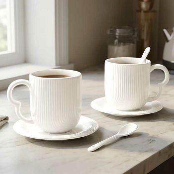 ŠALICE PORCULANSKE S TANJURIĆIMA 2/1 300 mL