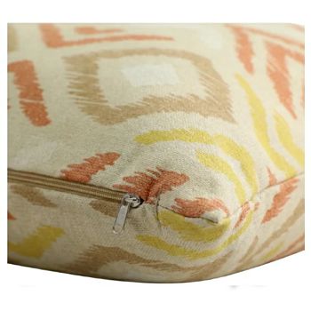 JASTUČNICA DIG 45x45 ROMB BEŽ-NARANČASTA 