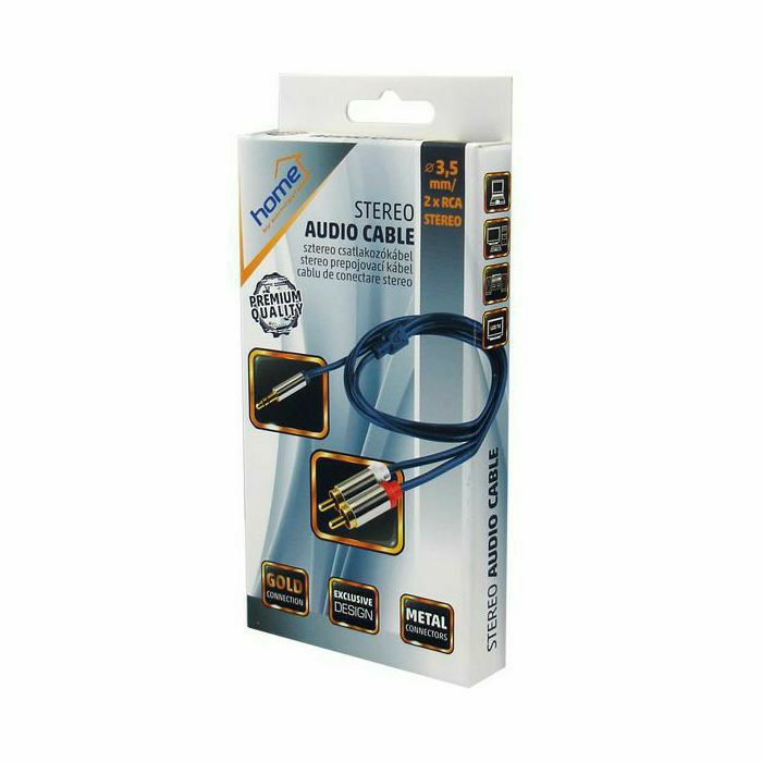 KABEL RCA *2/3,5MM 1M A-49 1M