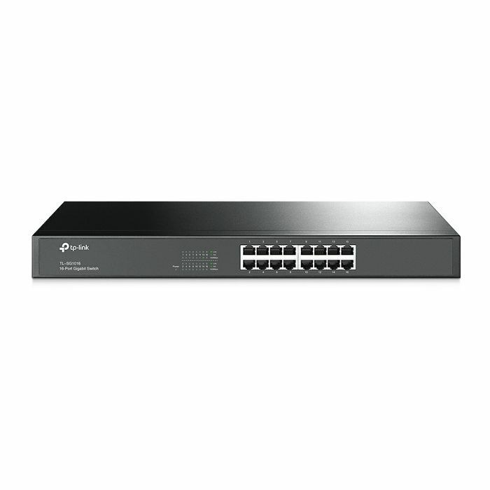 TP-LINK TL-SG1016 16-PORT GIGABIT PREKLOPNIK (SWITCH) RACK MOUNT