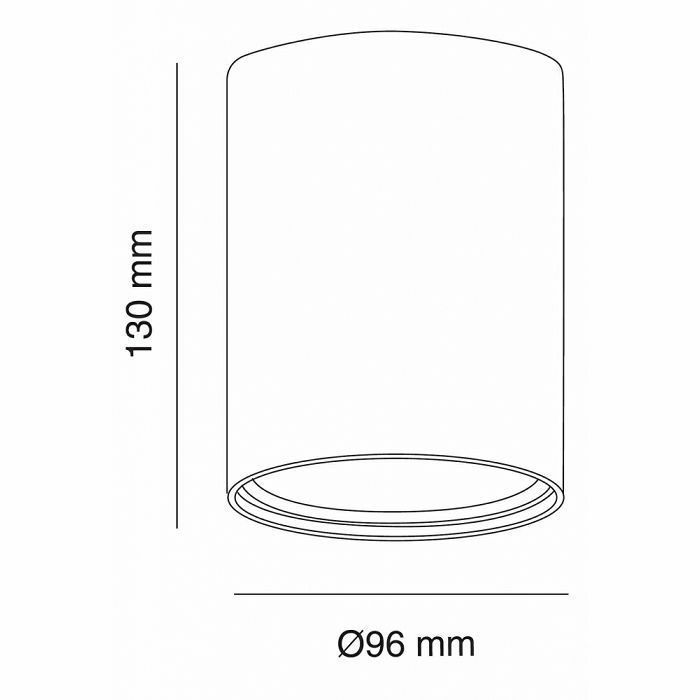 R+130/96 ALU SILVER HALOG.NADGRADBENA ROTONDO SVJ.