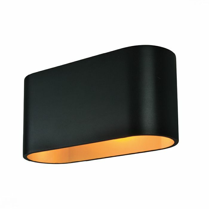 MURO OVALE BK/GOLD G9/40W IP20 ZIDNA SVJ.