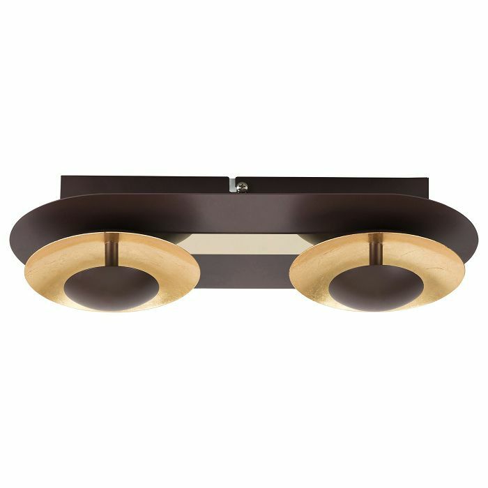 RABALUX 2552 LED REF. BRIGITTR 2X5W 3000K SMEĐE/ZLATO# #