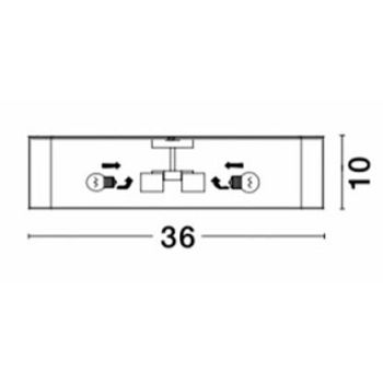 NL866604 PLAF.RAGU 4*E27 MAX10W SAT.NIKL 36CM