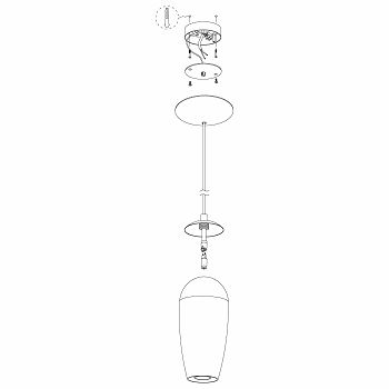 96343 VISILICA/1,LED,G9,1*2,5W,1*300lm,NI