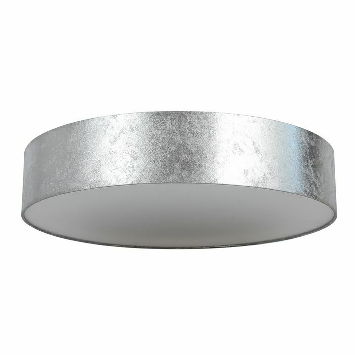 CFR5010 SILVER FABRIC SHADE,3*E27,D50*10,WITH WH.D