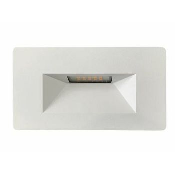 SR8301A VANJSKA ZIDNA UGR.MATT BIJELA 1,5W 120LM 3000K IP54 140*78*45