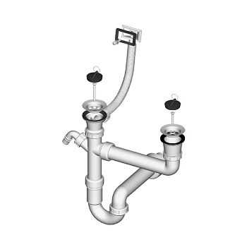 SIFON ZA SUDOPER 2/2 + 1 PRELJEV