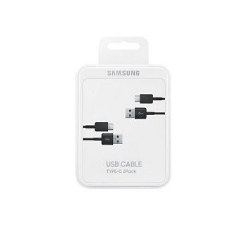 SAMSUNG DATA KABEL DG930MBEG USB - USB-C, SET 2 kom., 1.5 M CRNI
