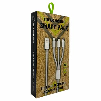 KABEL 3 U 1 TYPE C/MICRO USB/LIGTHING-USB