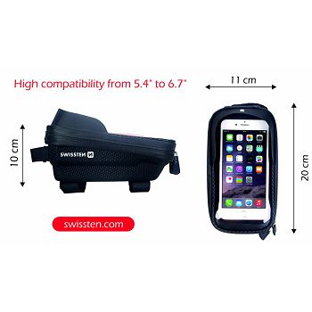 DRŽAČ ZA MOBITEL ZA BICIKL ILI MOTOR SWISSTEN XL