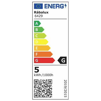 RABALUX 6429 RAVEN LED VISILICA 5W 400LM 3000K CRNO/ZLATO#