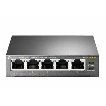 SWITCH TP-LINK TL-SG1005P 4*POE PORTS