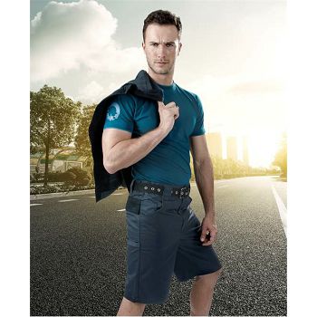 HLAČE KRATKE 4TECH SIVO-CRNE VEL.60 #