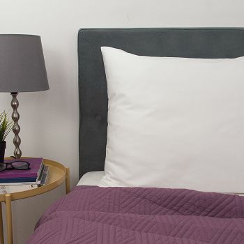 JASTUČNICA SATEN 2CM PAK 40*60-RUB BIJELA