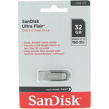 USB STICK 32GB SANDISK ULTRA FLAIR 3.0