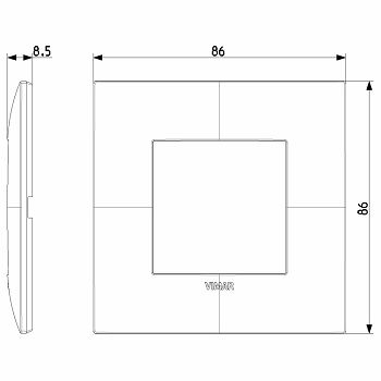 NEVE OKVIR 09661.02 1M BEŽ