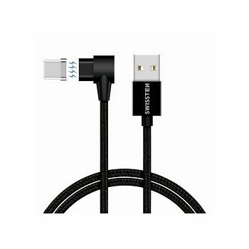 KABEL SWISSTEN USB/USB-C PLATENI 3A 1,2 MET CRNI