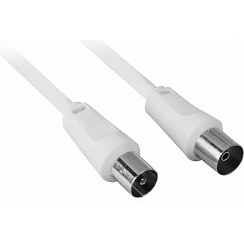 KABEL RF - RF  2,5M M/Ž BIJELI