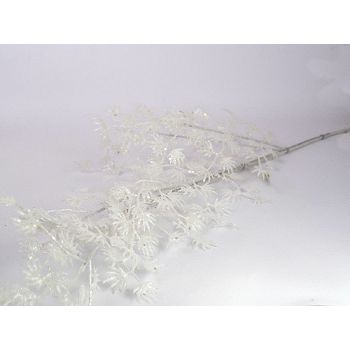 GRANA DEKORATIVNA 98 CM GLITER, BIJELA