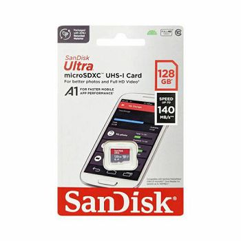 MEMORIJSKA KARTICA SANDISK MICRO SDX ULTRA 140MB/S 128GB
