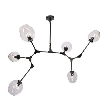 VISILICA MO 1002-6 BLACK+CLEAR MAX L1400*H1200mm