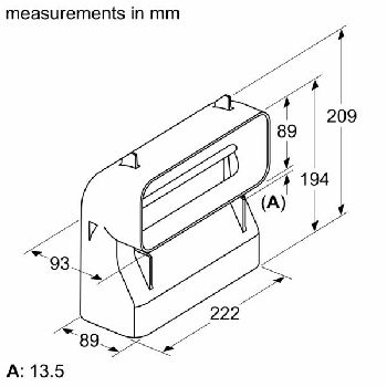 HEZ9VDSB4 KOLJENO 90* OKOMITO PLOSNATP OBLIK S