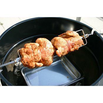 RAŽANJ VRTLJIVI S ELEKTRO MOTOROM ZA ROŠTILJE WEBER NA UGLJEN 57CM