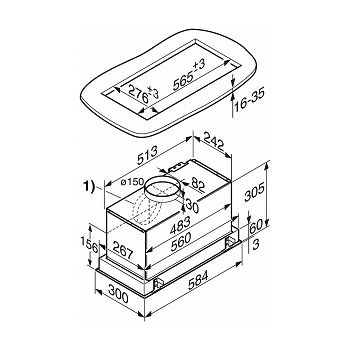 NAPA MIELE DA 2668 UGRADBENA