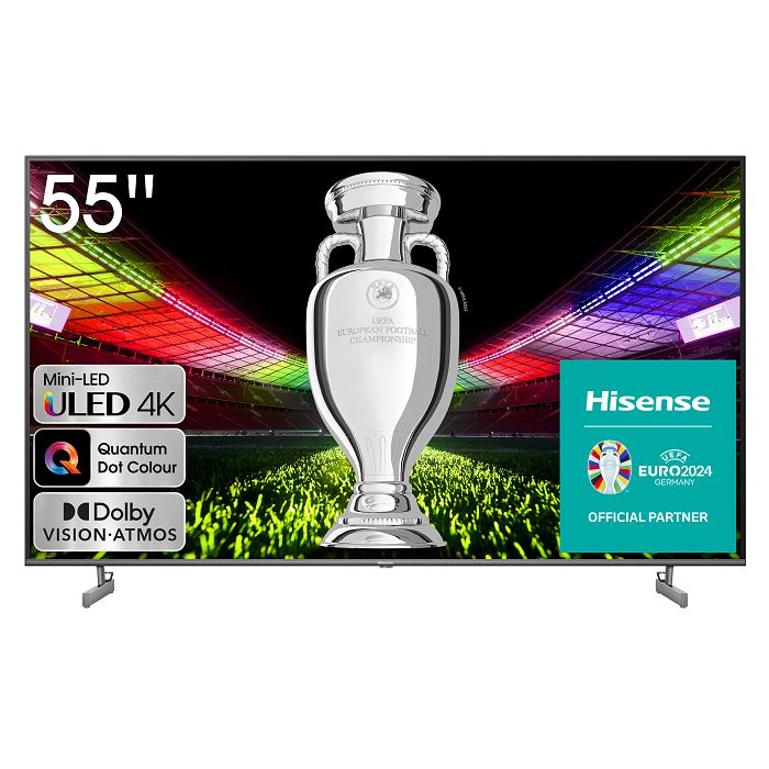 TV 55"HISENSE ULED-MINI LED 4K, 55U6KQ SMART TV