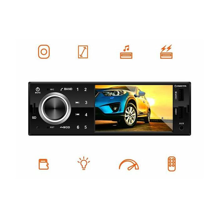 AUTO RADIO MANTA RS5502 KAMERA ZA VOŽNJU UNATRAG , BT, USB, 4 x 50 W
